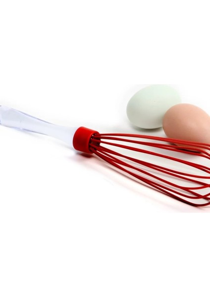 Mutfak Için 27 cm Silikon Çırpıcı – Dayanıklı ve Ergonomik