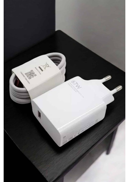 Şarj Aleti 67W Hızlı Şarj Turbo Type-C Uyumlu Şarj Adaptörü Kablosu - M605K696-R85605 indirimleri