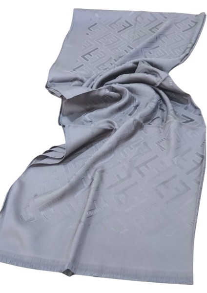 F Desen Ipek Jakarlı Şal Antrasit fiyatları