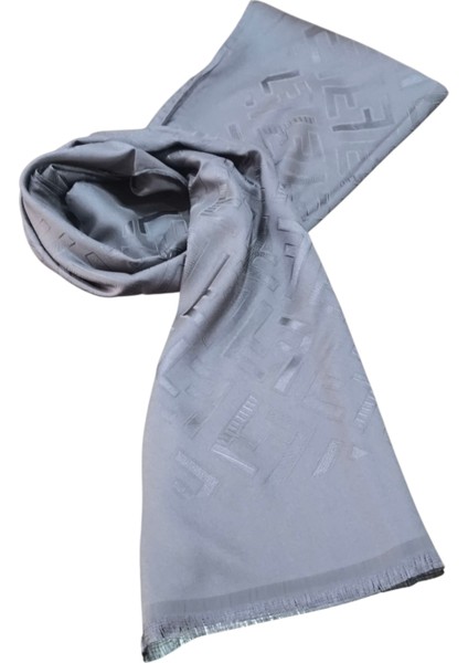 F Desen Ipek Jakarlı Şal Antrasit fırsatları