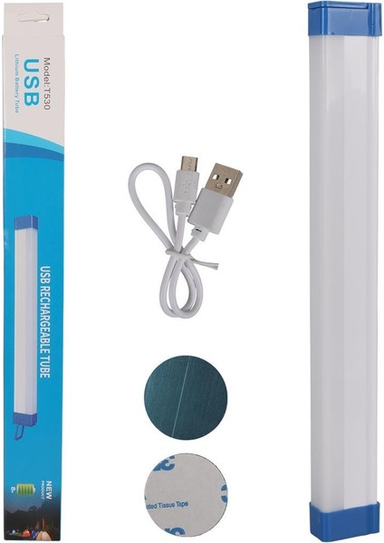 Powermaster T530 32CM 40W Çubuk Portatif LED Işıldak Şarjlı Tüp Lamba 1200MAH indirimleri