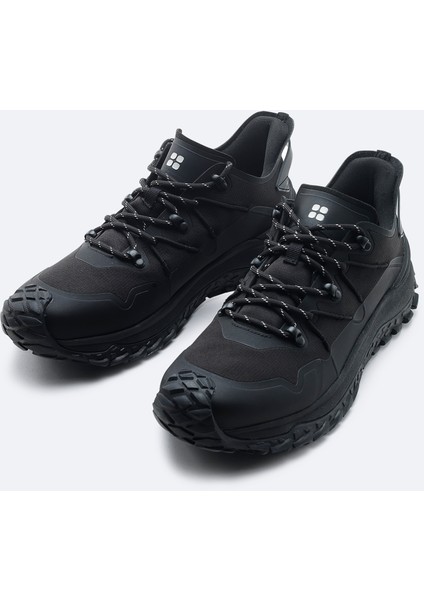 Erkek Siyah %100 Kauçuk Taban Su Itici Sneaker Ayakkabı A42y8011