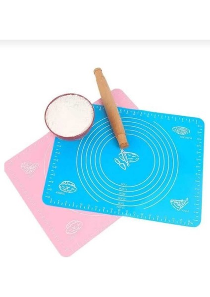 Silikon Hamur Açma Matı – Kaymaz, Yapışmaz ve Pratik