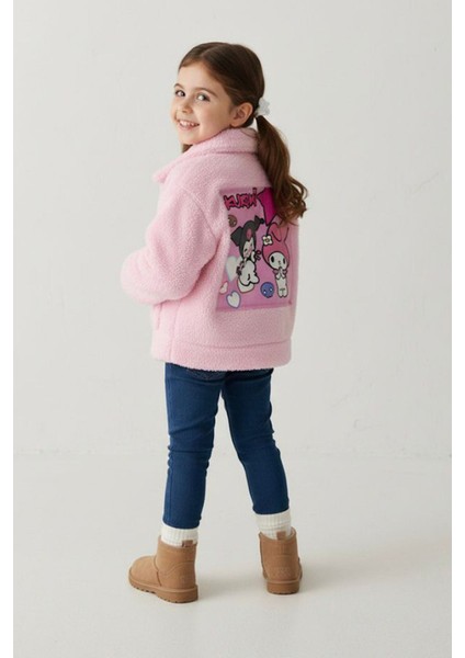 Peluş Krm Kız Çocuk hırka - Pembe fiyatları