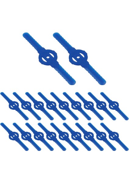 20 Düzeltici , Elektrikli Akülü Çalı Biçme Makinesi, Çim Biçme Makinesi Mavi (Yurt Dışından)