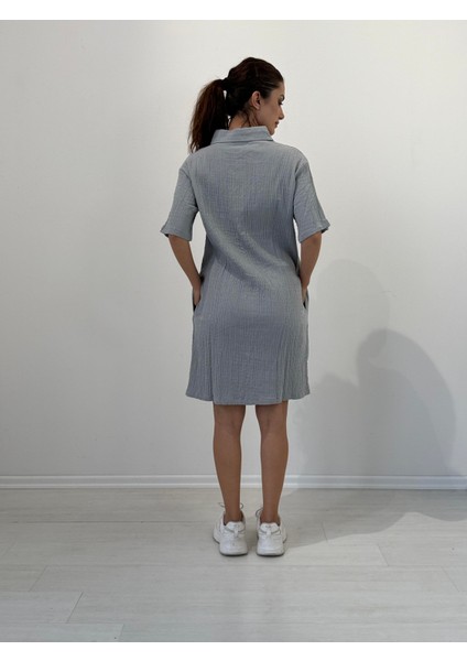 Kadın Müslin Elbise - 45044 modelleri