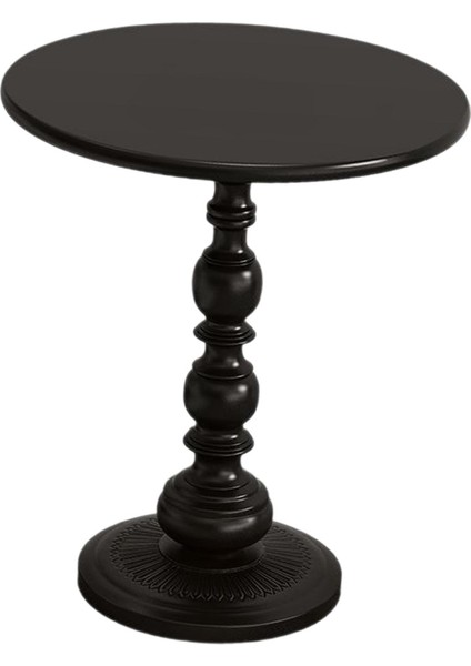 Kanepe Masası Demir Yapı Yuvarlak Sehpa Otel Yatak Odası Küçük Yer Siyah Küçük (Yurt Dışından) fiyatları