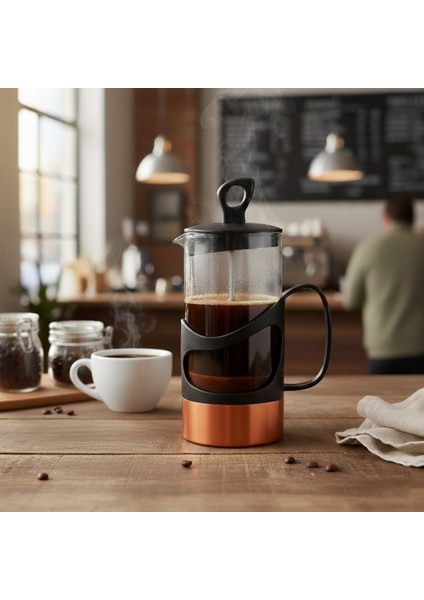 French Press Bakır Desen 350 ml