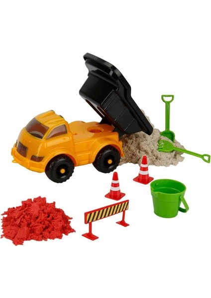 Crafy Neşeli Şantiye Oyun Kumu Seti 500 G 14 Parça fiyatları