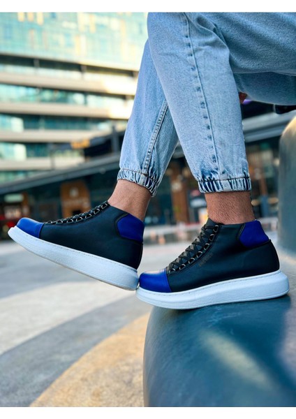 CH258 - Gbt Roma Colourful Erkek Bot Sıyah/sax Mavı indirimleri