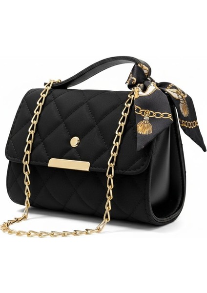 Siyah Kadın Çanta Zincir Askılı Küçük Boy fiyatları