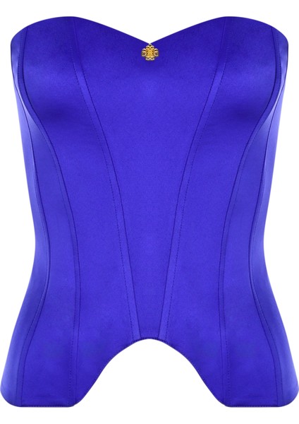 Addria Saks Mavisi Saten Korse