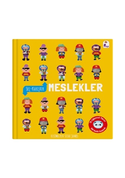 Seç – Karıştır : Meslekler (15 Eğlenceli Parça, 120 Farklı Seçenek) (Ciltli)