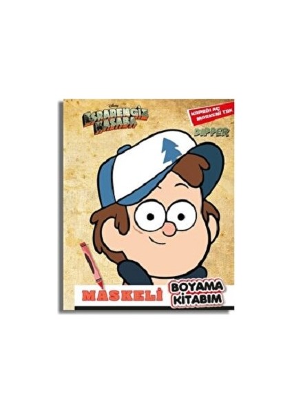 Disney- Esrarengiz Kasaba Maskeli Boyama Kitabı - Dıpper