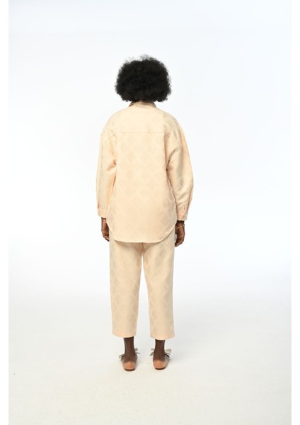 Kadın Desenli Gömlek Ceket