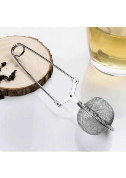 Paslanmaz Çelik Top Çay Süzgeci – Bitki ve Demleme Için