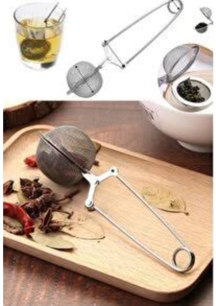 Paslanmaz Çelik Top Çay Süzgeci – Bitki ve Demleme Için modelleri