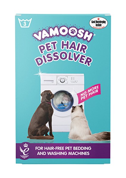 2 Adet Vamoosh Evcil Hayvan Tüyü Temizleyici Toz Deterjan 3'lu