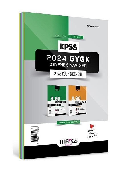 2025 Kpss Genel Yetenek Genel Kültür Deneme Sınavı Seti 2 Fasikül 6 Deneme