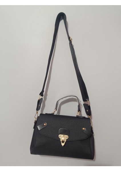 Siyah Altın Rengi Detaylı Kadın El ve Omuz çantası fiyatları