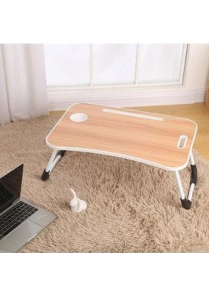 Katlanabilir Taşınabilir Yatak Koltuk Üstü Laptop Bilgisayar Sehpası Ders Çalışma Masası