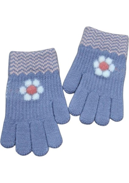 Kitti 4-8 Yaş Kız Çocuk Yumuşak Sevimli Eldiven