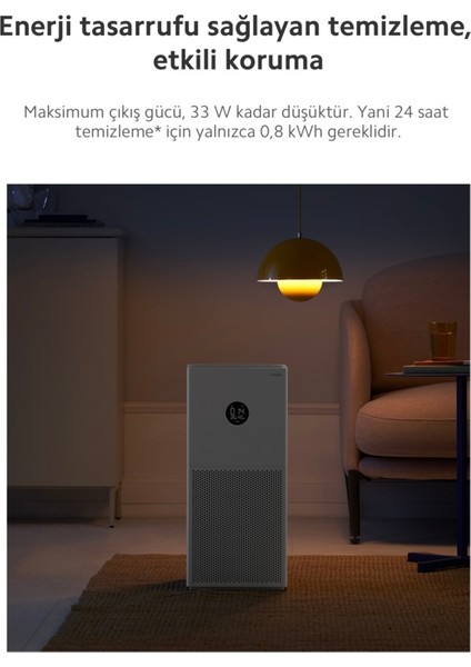 Hepa Filtreli Yüksek Hassasiyetli Hava Temizleyici | 2.5 Sensör Akıllı Hava Temizleyici, 43M2 Alan Etkili+ Hava Nemlendirici modelleri