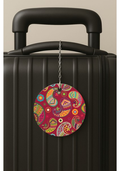 China Desenli Uv Baskılı Pleksi Bavul Etiketi Seyahat Tatil Valiz Etiketi