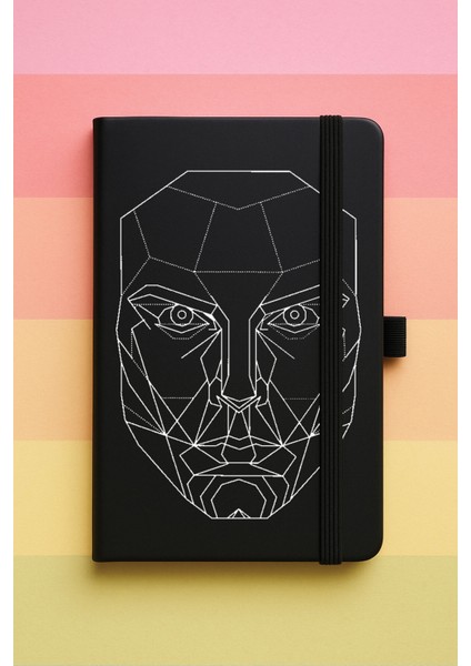 Altın Oran Baskılı Tarihsiz Yuvarlak Köşeli Desenli Uv Termo Defter