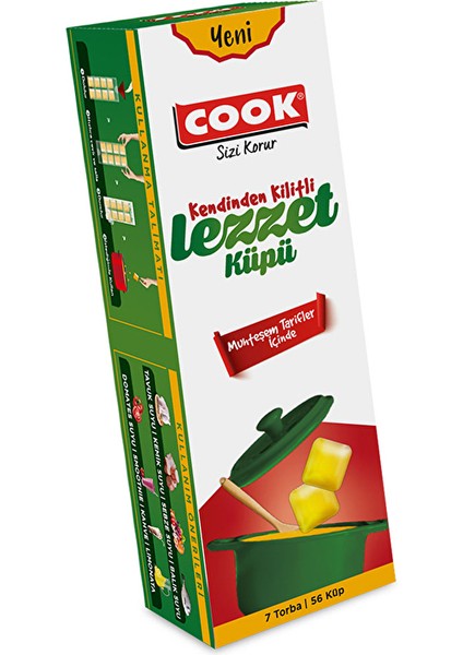 2 Adet Cook Lezzet Küpü Kendinden Kilitle