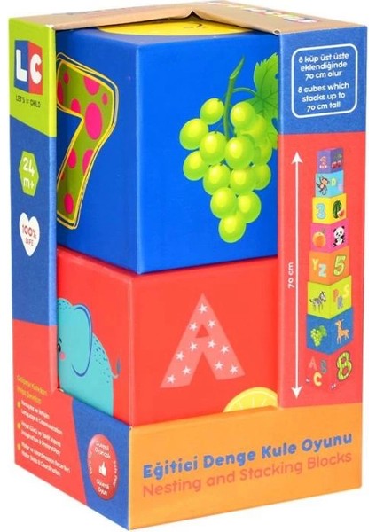 Bfs 30628 Let's Be Child - Eğitici Denge Kule Oyunu +24 Ay