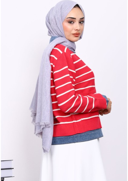 Fuşya Düğmeli Kot Detaylı Triko Hırka modelleri