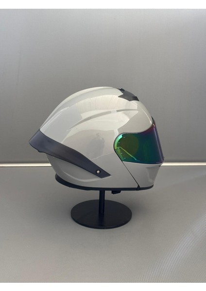 WS-202 Güneş Gözlüklü Çene Açılır Kask (Renkli Vizörlü) Cement Grey indirimleri