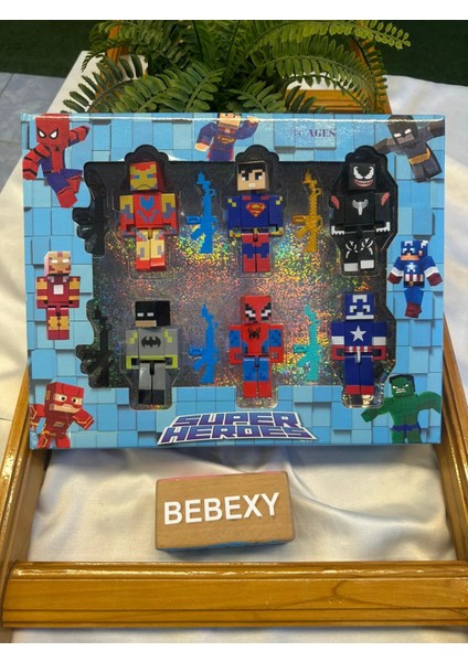 Süpermen Minecraft Oyun Seti modelleri