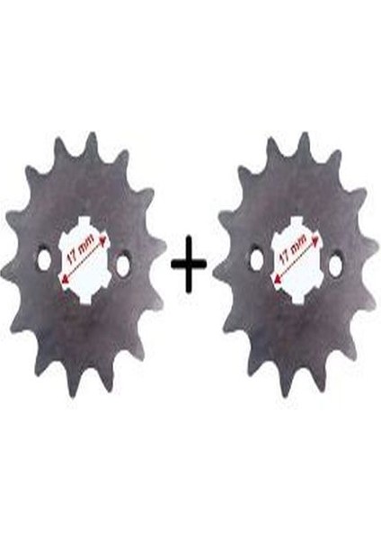 C90 Uyumlu Ön Dişli 420-14T 2 Adet Erpilsan Elektronik