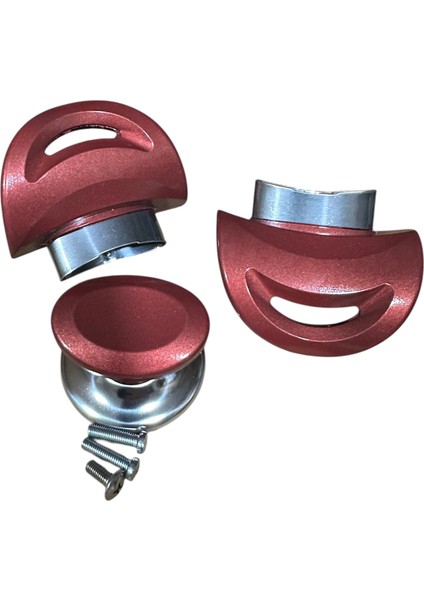 Bütün Tencere ve Tavalara Uygun Sap Kulp Tutamak Seti Tencere Sapı ( Fuşya Renk )