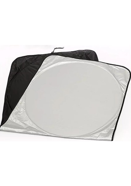 Araç Oto Ön Cam Çift Daireli Gümüş Kaplama Güneş Kalkanı BRANDA-(5775) - ?58?75E8-6G4858 indirimleri