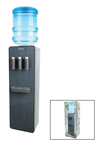 Kiwi KWP-8556 Su Sebili Sıcak - Soğuk - Ilık Paslanmaz Çelik Sıcak Su Deposu=5lt/h - Soğuk Su=1.5l/h - 28.8X30.5X93.5CM (5324)