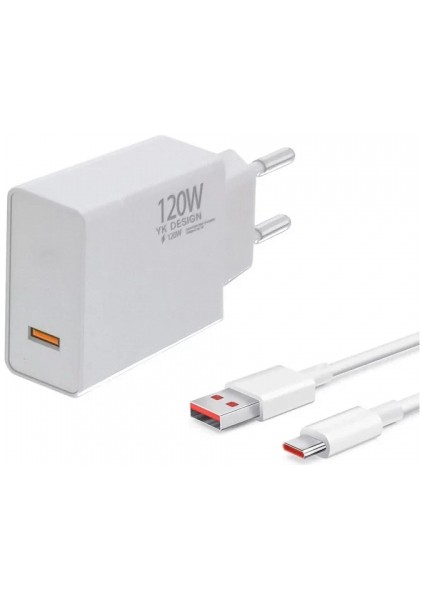 120W Süper Hızlı Şarj Cihazı - USB Type-C (5324) fiyatları