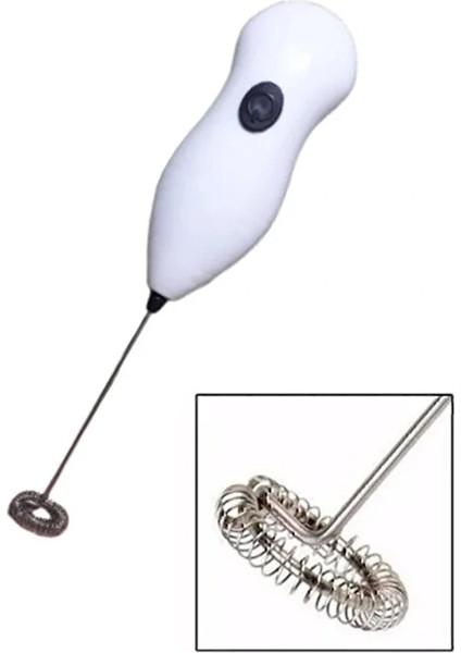 Pilli Mini Mixer Kahve Süt Köpürtücü Karıştırıcı Cappuccino Mixer fiyatları