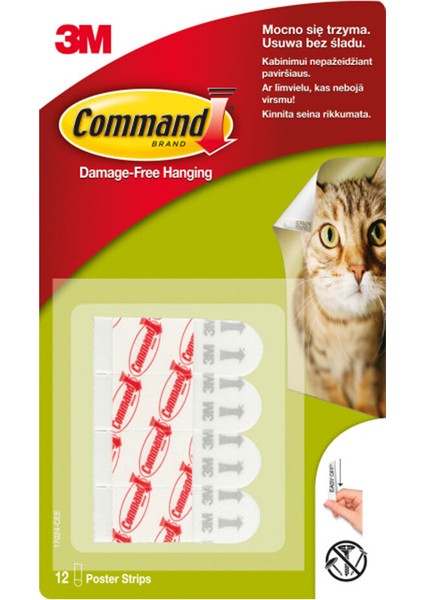 3 Adet Command™ 17021-CEE Orta Boy Yedek Bant fiyatları