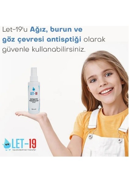 Let 19 1 Litre Alkolsüz Hipokloröz El-Yüz-Cilt Dezenfektanı (Pompa Kapaklı) + 120 ml modelleri