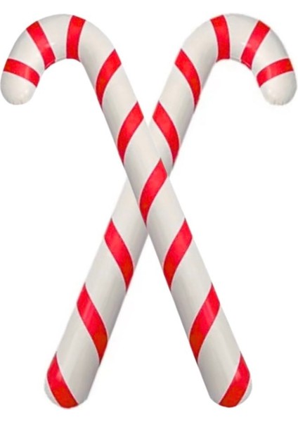 Dev Şeker Kamışı Dekor | Yılbaşı Parti ve Ev Süsleme Aksesuarı | Noel Dekoratif Baston