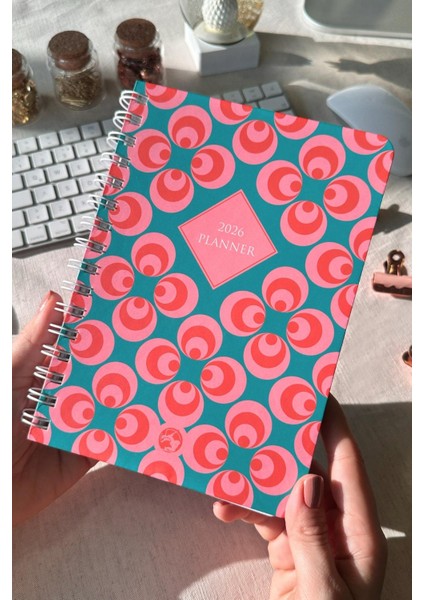 2026 Haftalık Ajanda Spiralli A5 12 Aylık Lucky fiyatları