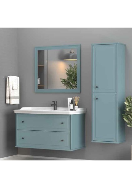 Art Deco Banyo Dolabı 100 cm (Boy Dolabı Dahil Değildir.)