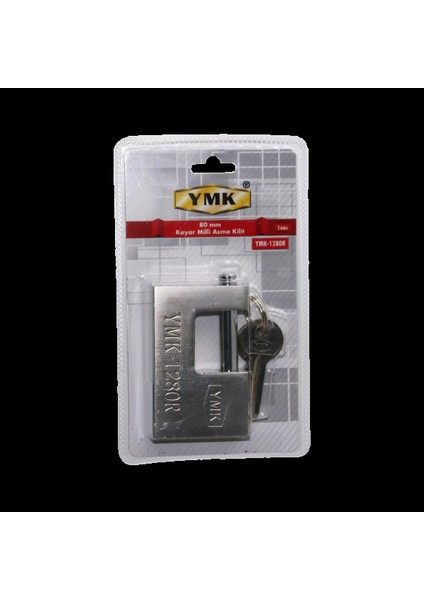 80MM Gri Kayar Milli Asma Kilit (5324)