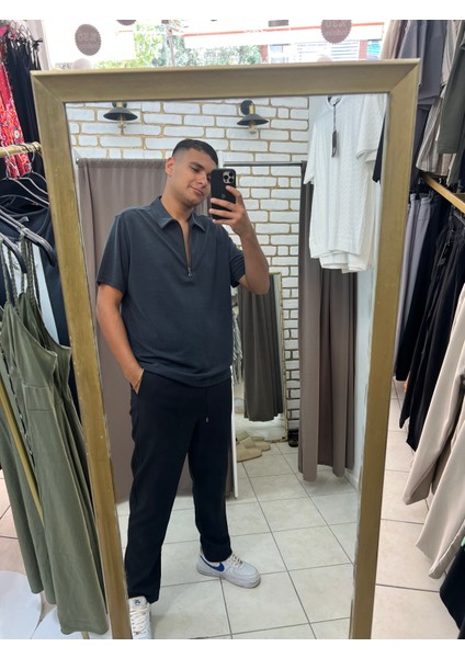 Modal Yakalı Fermuarlı Tshirt fırsatları