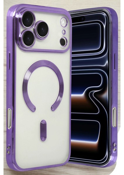 Apple iPhone 17 Pro Max Kılıf Kamera Korumalı Sararma Yapmaz Magsafe Şarj Özellikli A++ Kalite Kapak