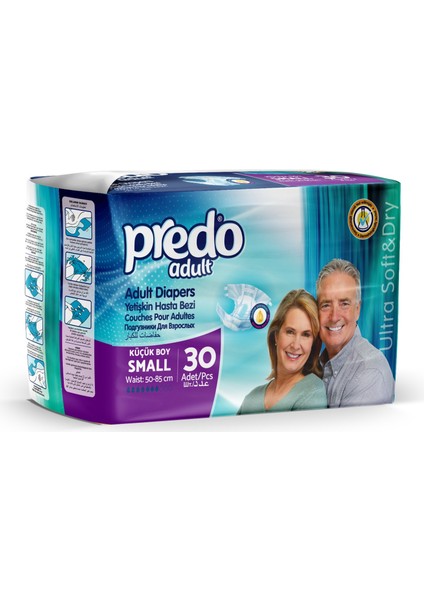 Hasta Bezi Bel Bantlı Small 30 Lu