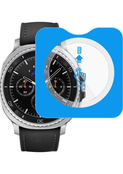 Samsung Galaxy Watch8 Classic 46MM Temperli Cam Ekran Koruyucu ve Kurulum Aleti (Yurt Dışından)